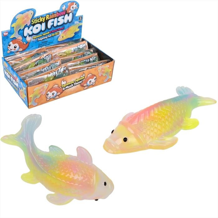 TR88492 Sticky Rainbow Koi Fish 4.5"